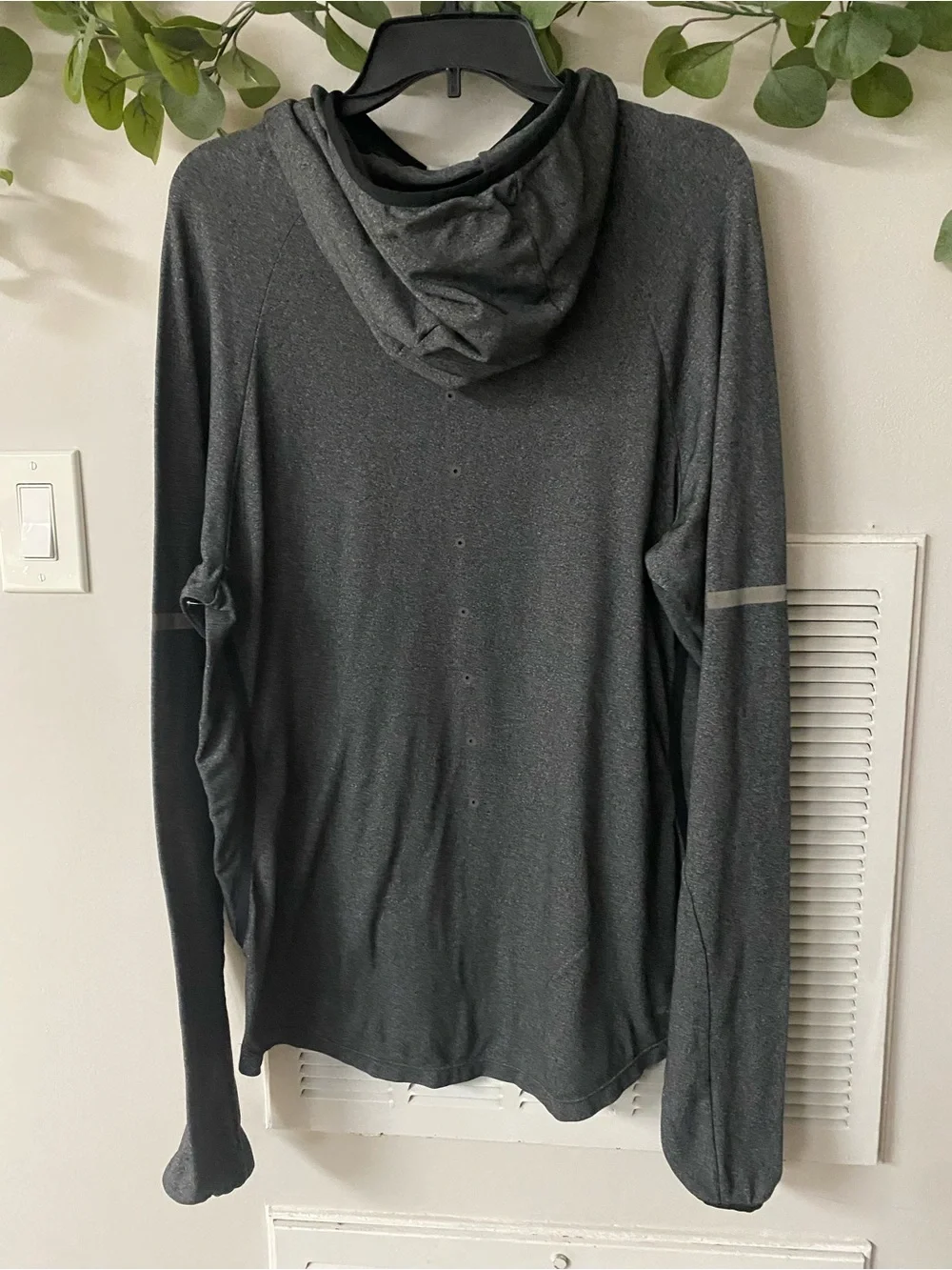 J. Crew x New Balance Men's Dark Gray Hooded Performance Pullover
